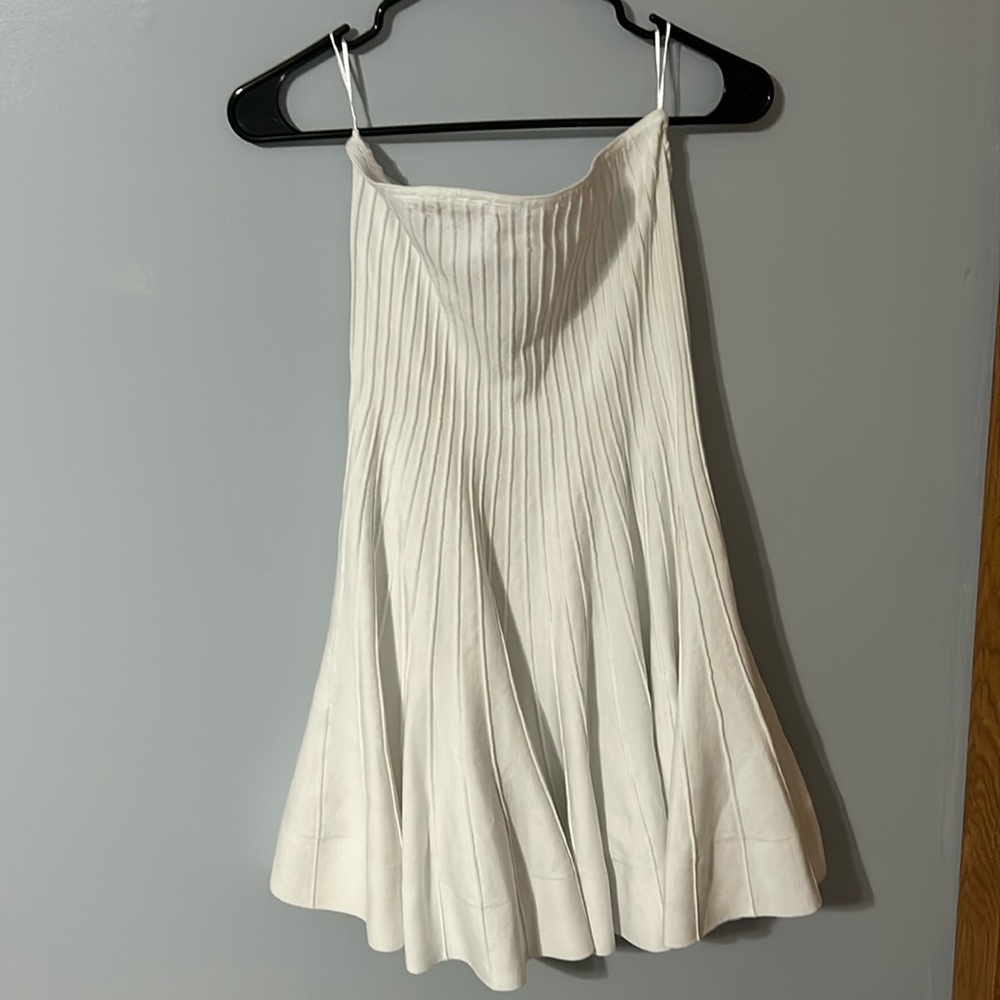 Size M Express strapless ribbed sweater dress